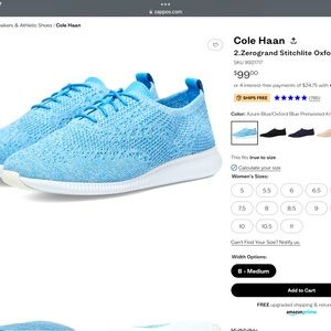 Cole Haan Zero Grand stitch lite Oxford-Size 8